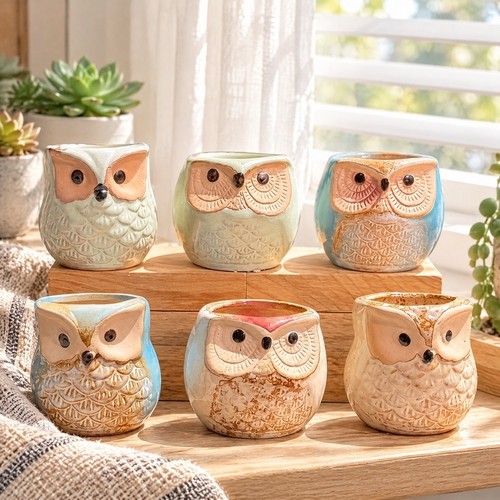 Owl for succulent - for,