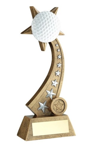 Rising stars golf trophy - golf,