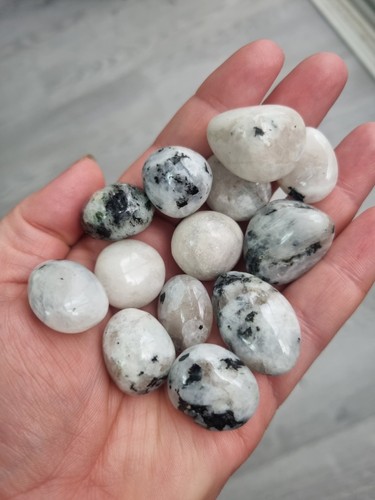 Rainbow moonstone tumblestone - moonstone,
