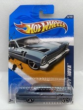 Hot Wheels ’66 Chevy Nova Blue Muscle Mania 2012 106/247