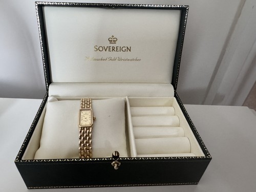 Sovereign carat gold watch - gold,