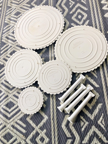 Vtg wilton tiered wedding - tiered,