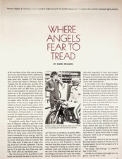 1973 Yamaha TZ350 Where Angels Fear To Tread - 3-Page Vintage Motorcycle Article