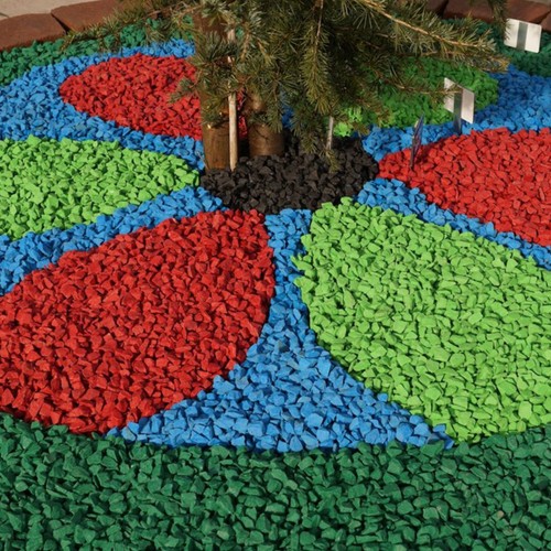 Decorative garden chippings - garden,