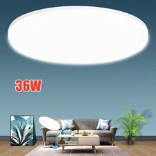 LED Ceiling Light 36 Watt Bright Down Panel Kitchen Bathroom Lamp Cool White UK