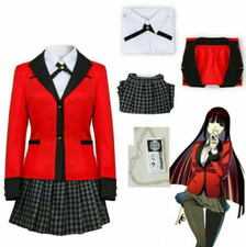 UK Halloween Kakegurui Compulsive Gambler Yumeko Jabami Cosplay Costume Uniform