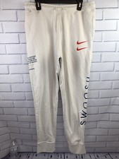 Nike Sportswear Fleece Double Swoosh Sweatpants XL Joggers DJ0467 Logo Air.
