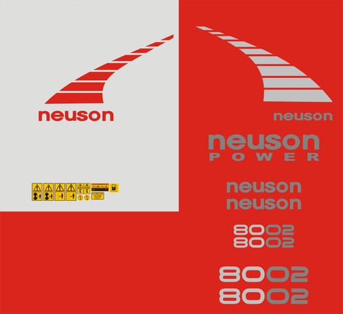 Neuson 8002 mini digger decal - mini,