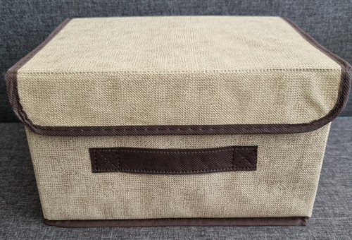 Small khaki colour lidded - small,
