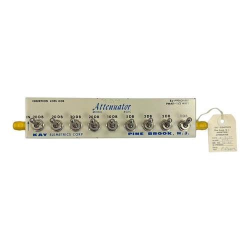 452 kay variable attenuator - kay,