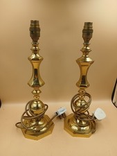 Brass Candlestick Style Lamps