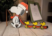 Snoopy and Woodstock Christmas Decoration Ornament Peanuts