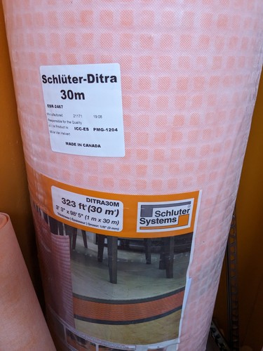 Schluter ditra membrane - ,