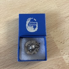Beautiful Silver Pewter Hat