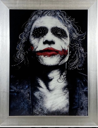 Glass art portrait picture - glass,