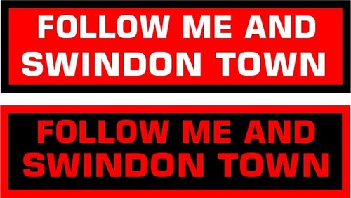 Swindon town follow pin - follow, me