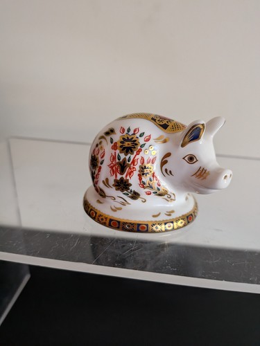 Royal crown derby - royal, paperweight