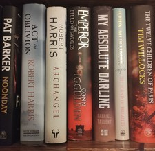 SELECTION OF FICTION HARDBACK BOOKS **SIGNED** BY THE AUTHORS VERY GOOD COND