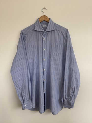 Kiton napoli blue stripe dress - napoli,