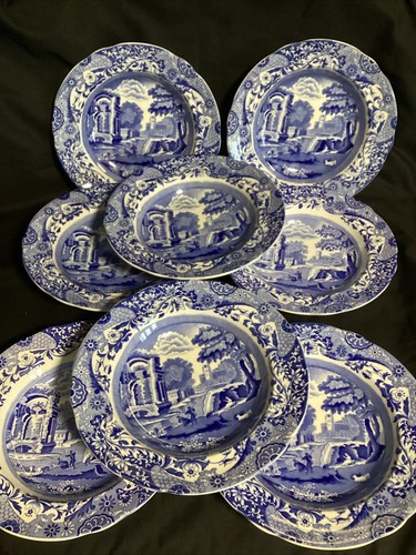 Vintage spode blue italian x - vintage, 8