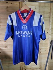 Rare Original Glasgow Rangers 1992/1994 Home Shirt MEDIUM ADIDAS 