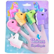 Unicorn Finger Puppets 5pcs