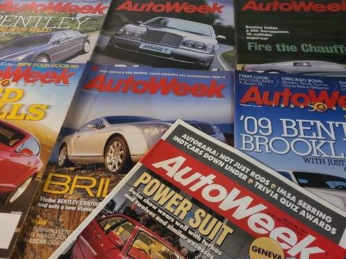 Lot autoweek magazines - 7,