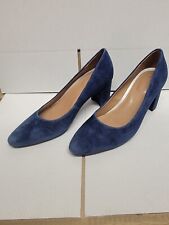 Aerosoles Betsy Blue Suede  3" Heels Pump Slip-On Shoes UK 7