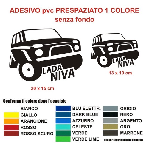 Lada niva stickers decals - lada,