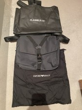 Emporio Armani Man Bag Shoulder Bag SUPER RARE Black with Dust Bag