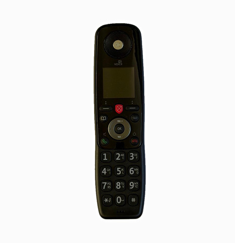 Black cordless wireless phone - wireless,