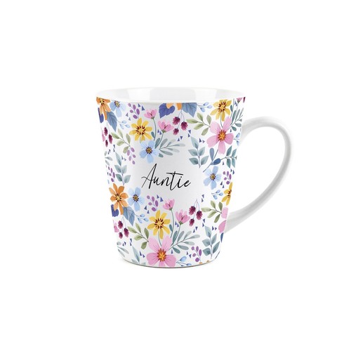 Bright meadow auntie latte - bright, mug