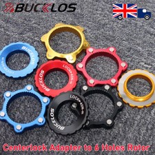 MTB Road Bike Center Lock Hub Lock Ring Adapter Converter to 6 Bolt Disc Rotor