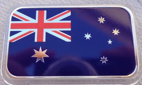 Australia colorized flag - oz.,