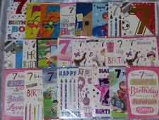 7TH BIRTHDAY CARD SEVENTH