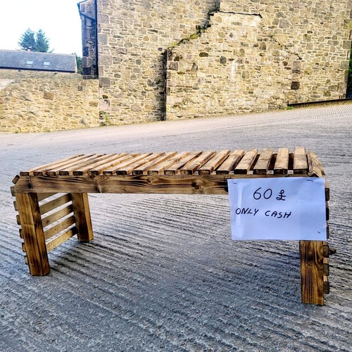 Wooden bench garden - wooden,