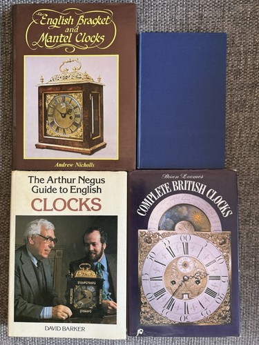 Vintage british clock books - vintage,