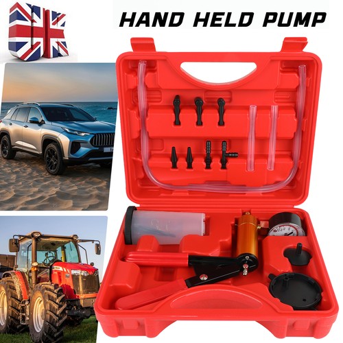 Hand vacuum pump - pump, brake
