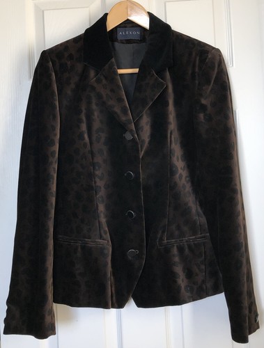 Alexon velvet animal print - animal,