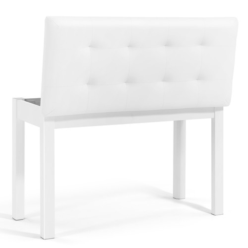 White duet piano keyboard - white,