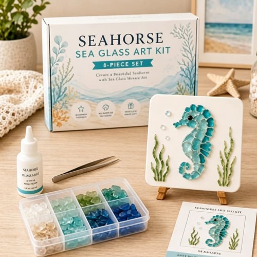 Seaglass craft kit sea - craft, glass