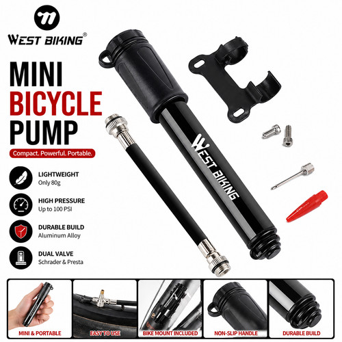 Mini bicycle pump - bicycle,