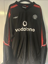 Vintage Manchester United Training/Drill Top 2000-01 - XXL