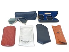 Vintage Sunglasses and Cases Job lot - Christian Dior, Zeiss, Polaroid etc
