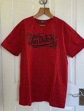 Red von Dutch T-shirt Size M