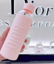 Genuine Dior Beaute Water Cup Sport bottle Travel Pink Points Gift VIP