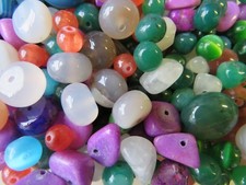 20pcs natural semi precious - x,