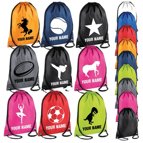 Personalised school drawstring - school,