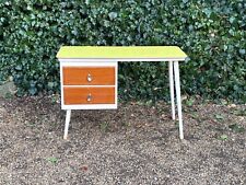 VINTAGE RETRO FORMICA & TEAK DESK
