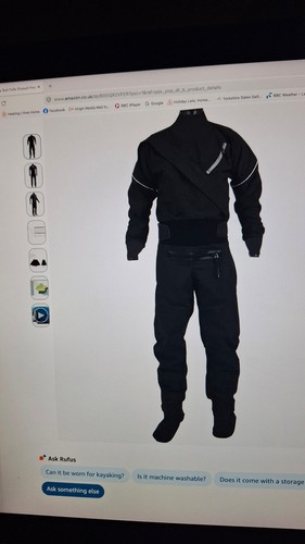 Mens dry suit - dry, fully